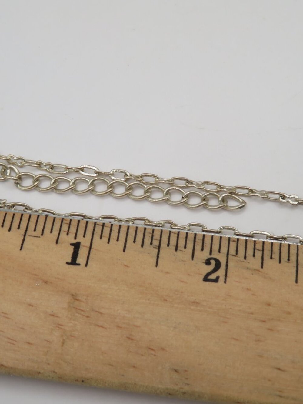 Vintage Clear Rhinestone Silver Tone Necklace - Picture 8 of 8